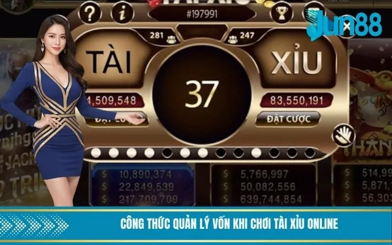 Công thức quản lý vốn khi chơi tài xỉu online